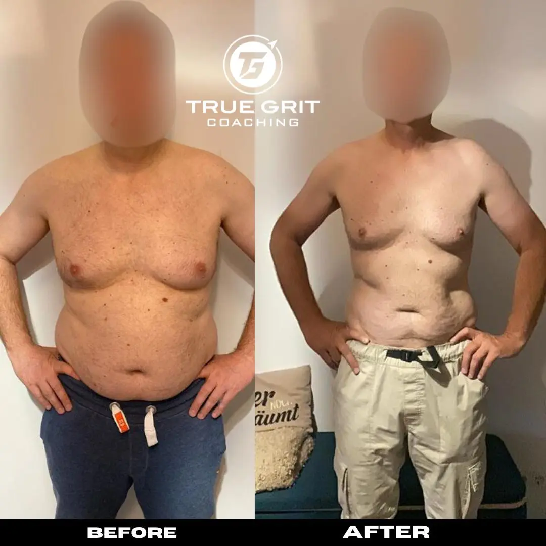 Vorher-Nachher Transformation 7 – Abnehmen und Muskelaufbau Frankfurt