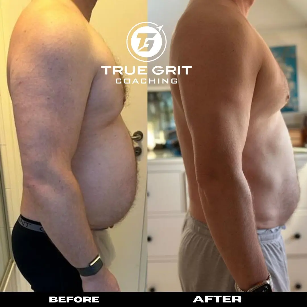 Vorher-Nachher Transformation 3 – Körpertransformation mit True Grit Coaching