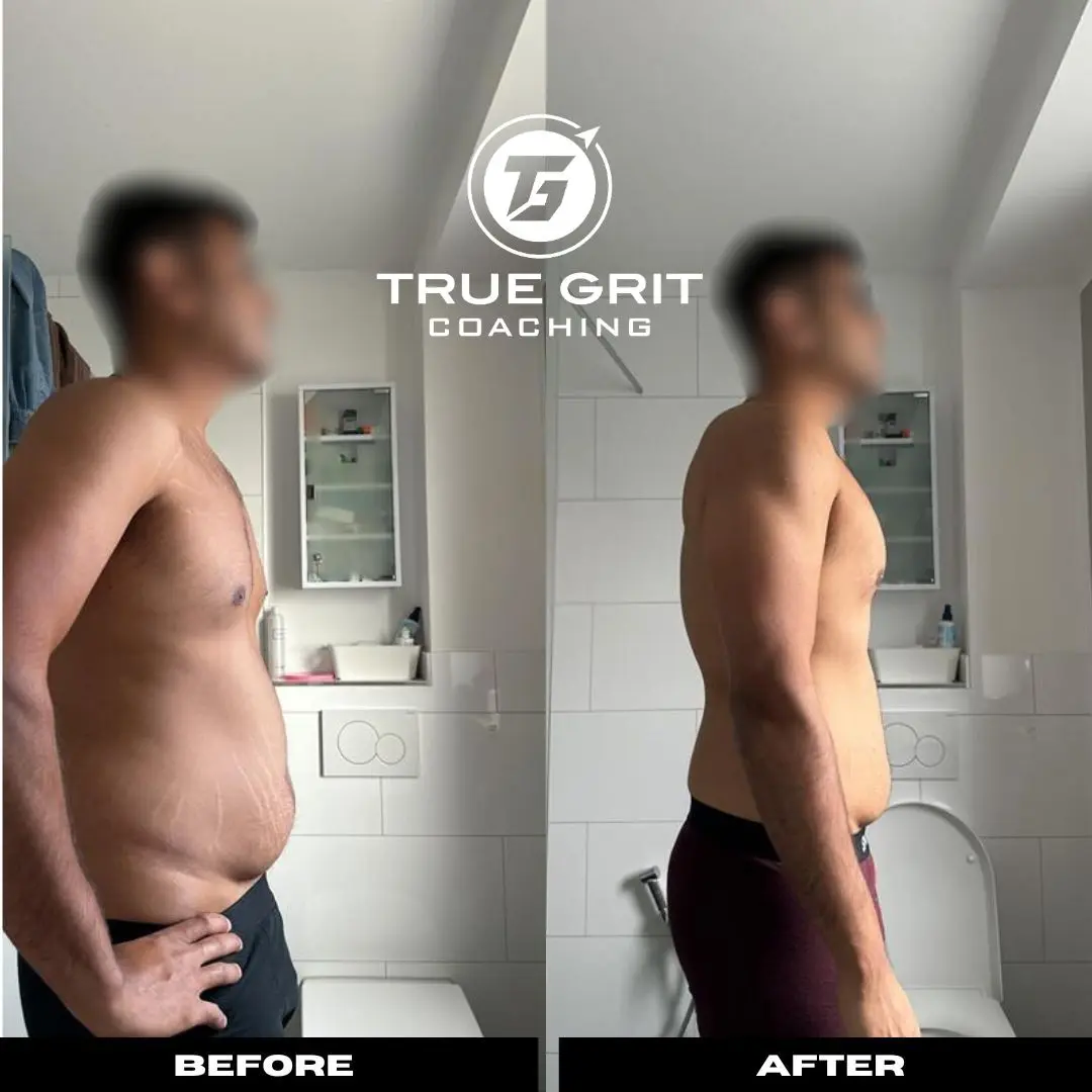 Vorher-Nachher Transformation 5 – Abnehmen und Muskelaufbau Frankfurt